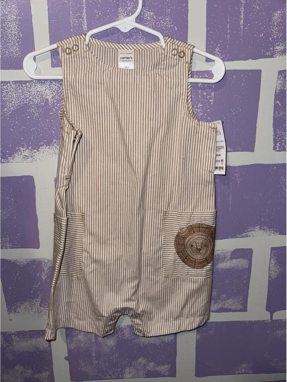 Cotton On Kids Kid's Cream and Tan Playsuit-romper
